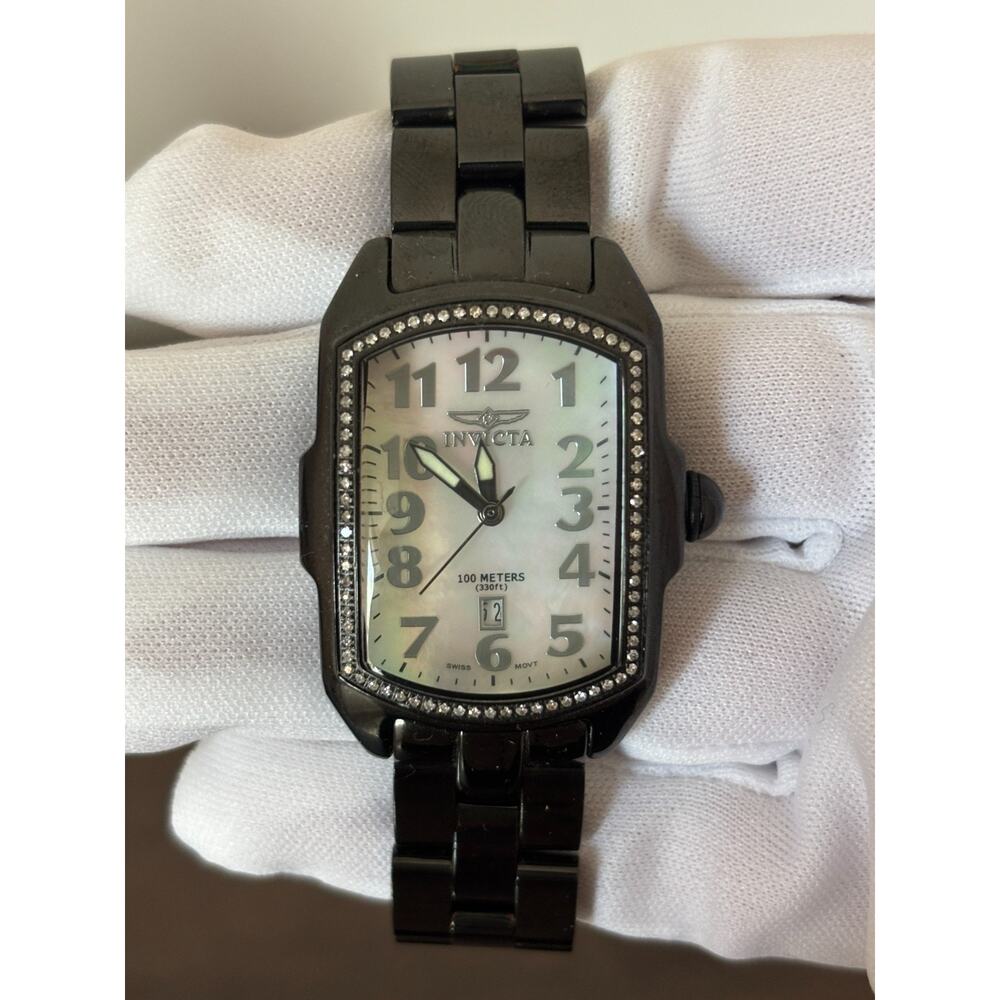 Limited Edition Black INVICTA Wild Flower Diamond Women Watch 4705